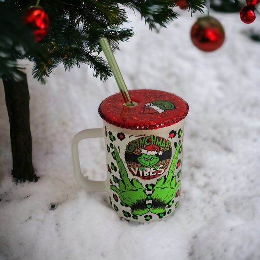Grinch Vibes Latte Cups